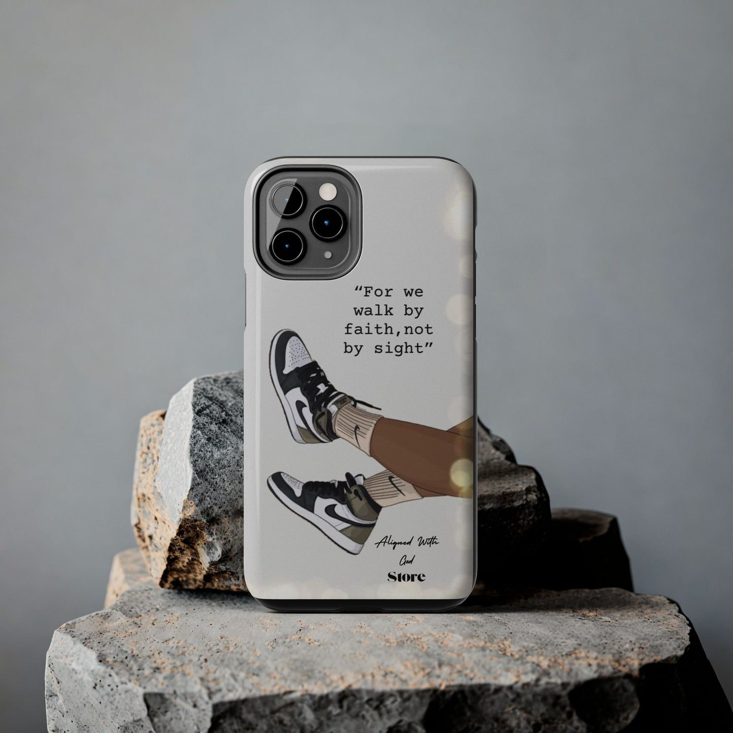 Walk by Faith - Universal Phone Case