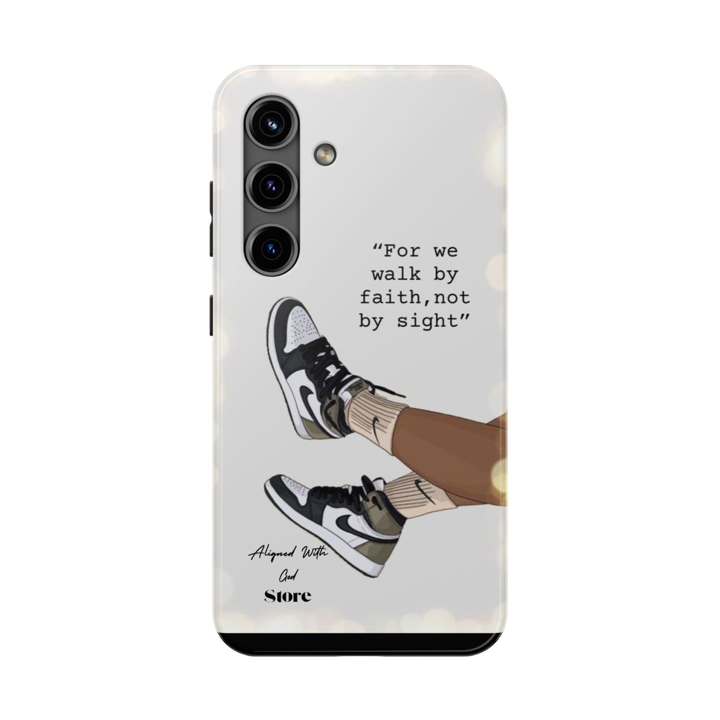Walk by Faith - Universal Phone Case