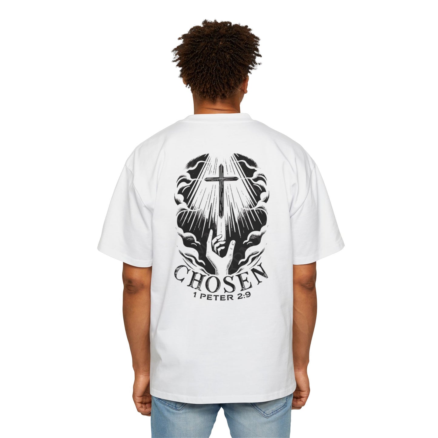 Chosen 1 Peter 2:9 - Oversized Tee