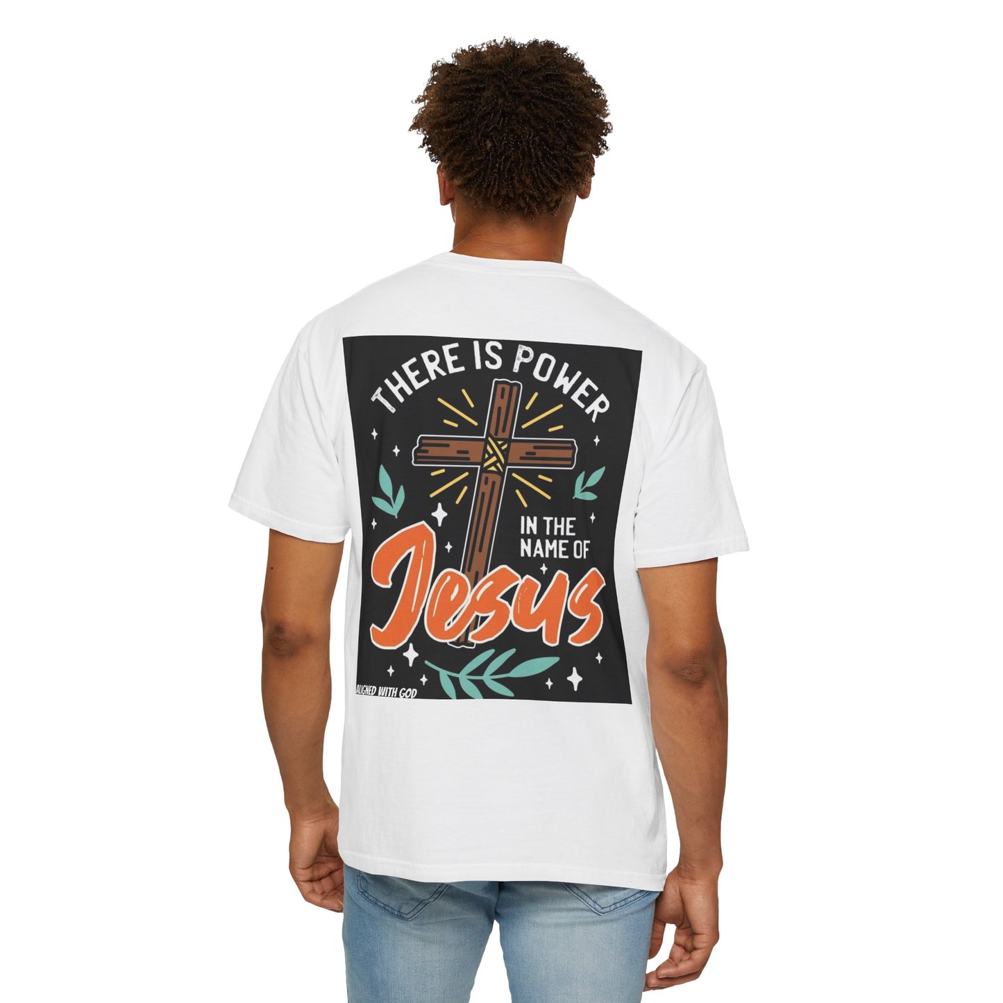 Power in the Name of Jesus - Men's Christian T-Shirt