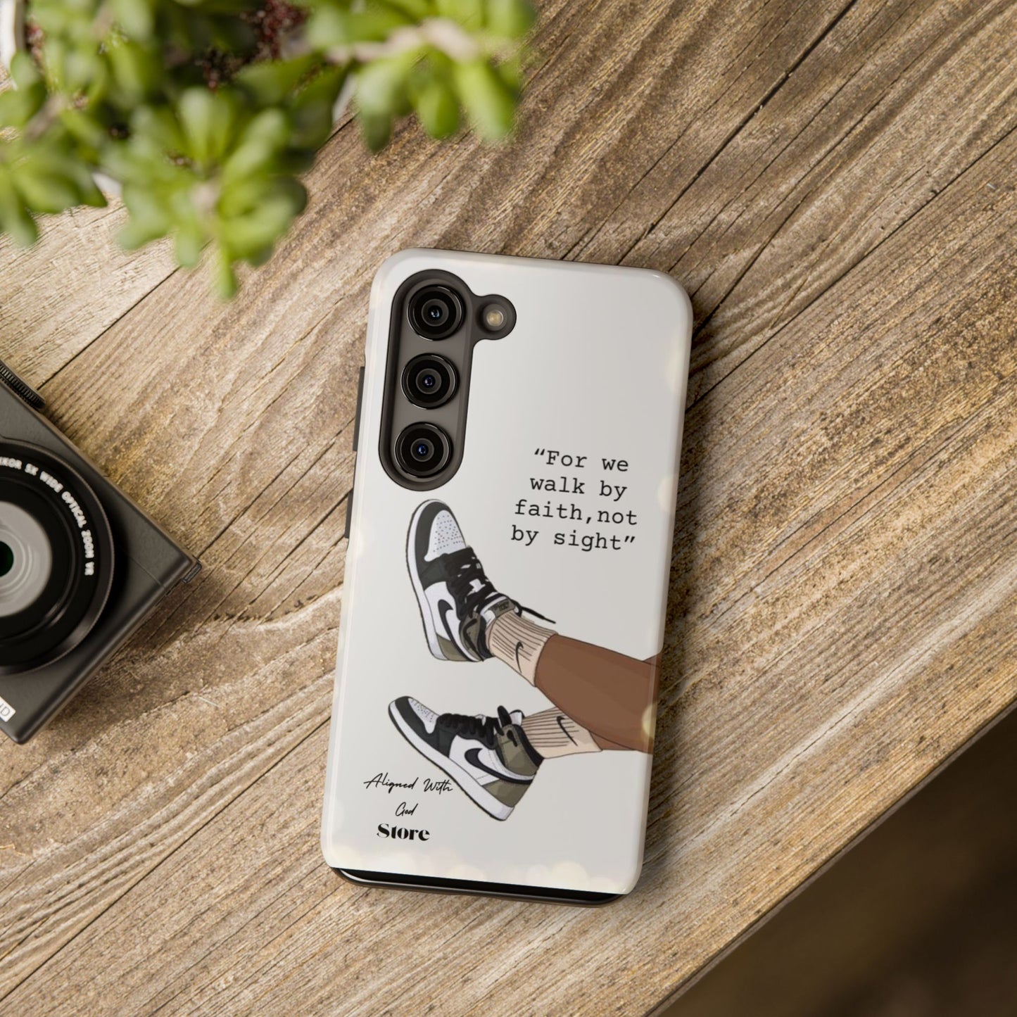 Walk by Faith - Universal Phone Case