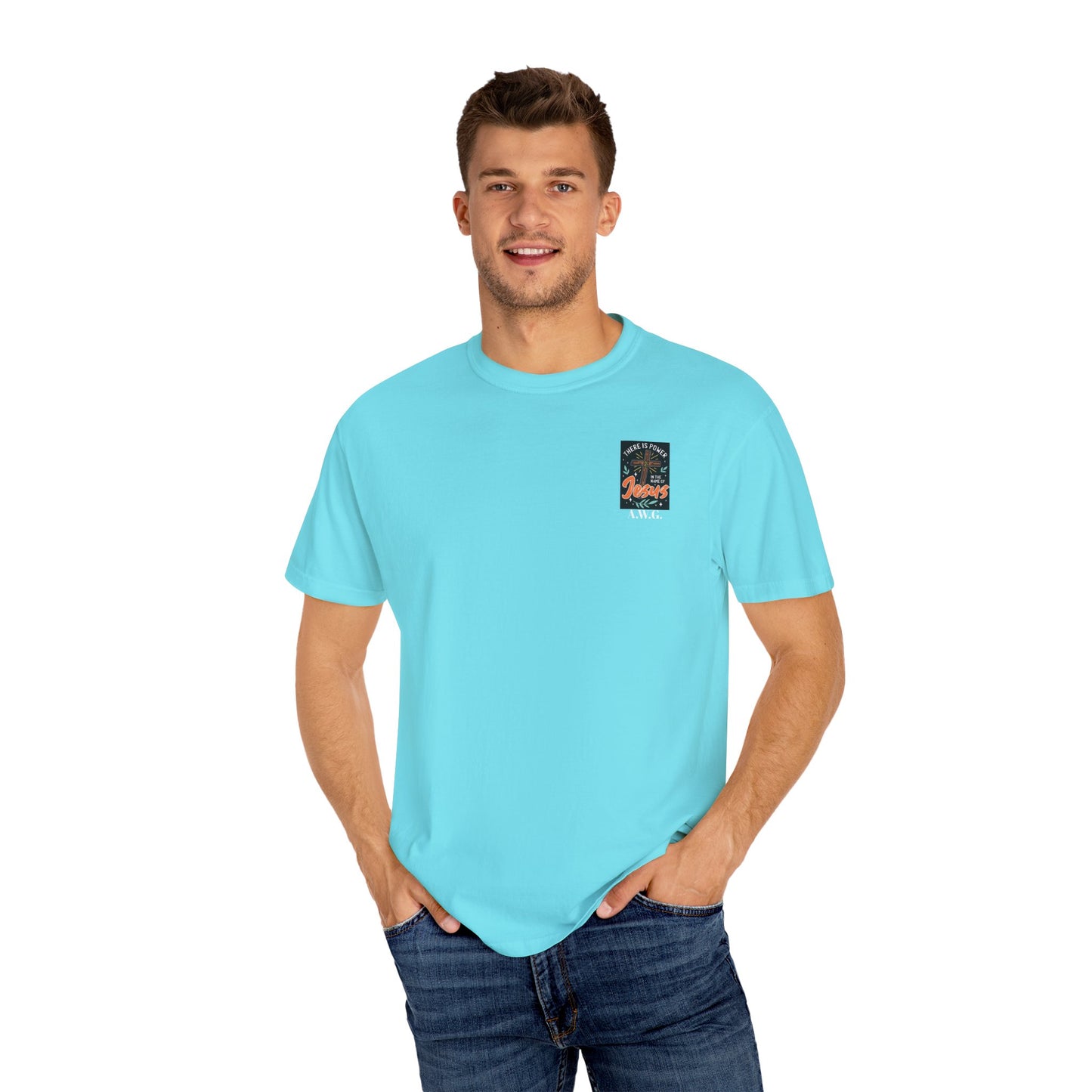 Power in the Name of Jesus - Men's Christian T-Shirt