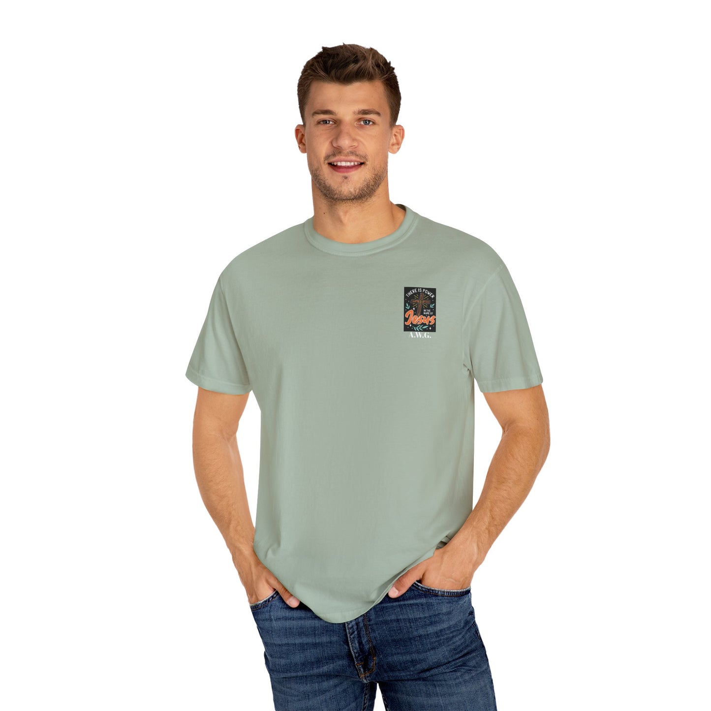 Power in the Name of Jesus - Men's Christian T-Shirt
