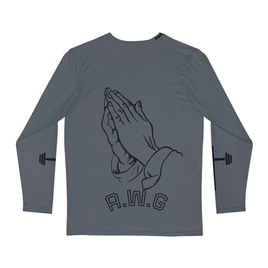 I Can do All things Through Christ - Long Sleeve - Dark Grey/Black