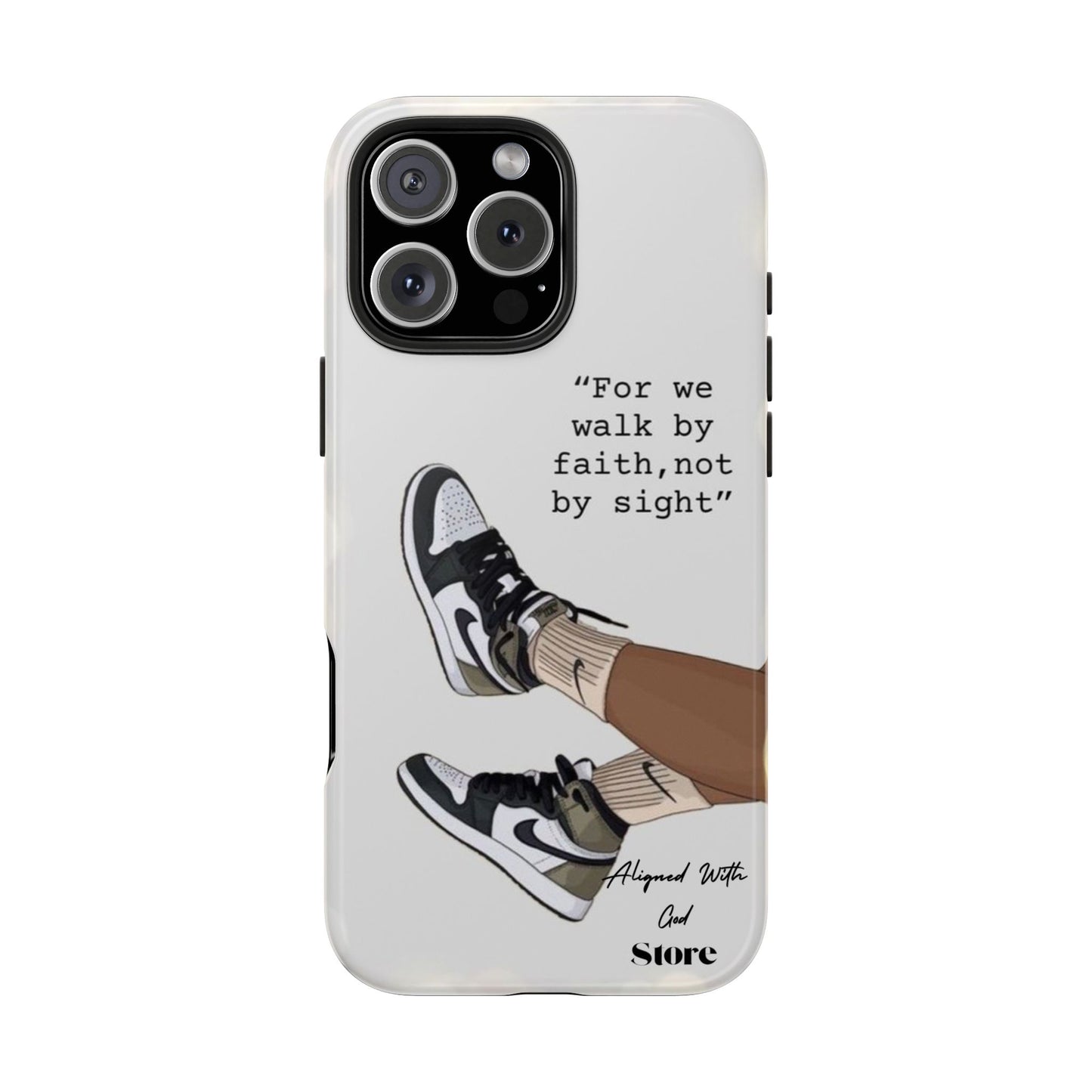 Walk by Faith - Universal Phone Case