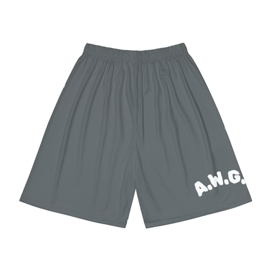Gym Shorts - Dark Grey/White