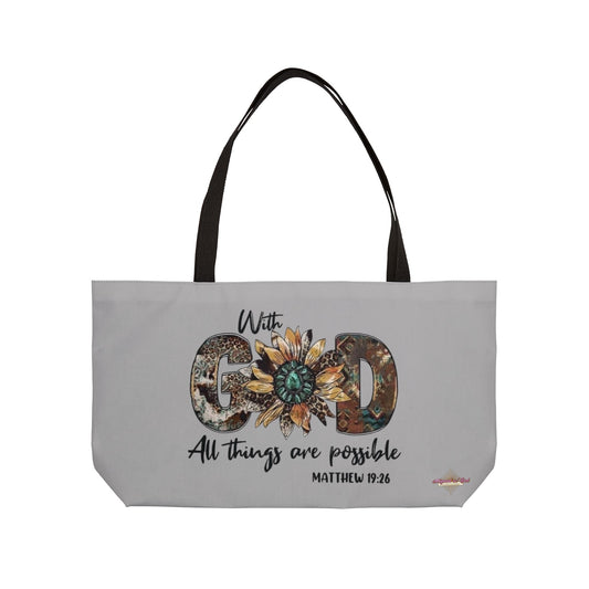 With God - Weekender Tote Bag