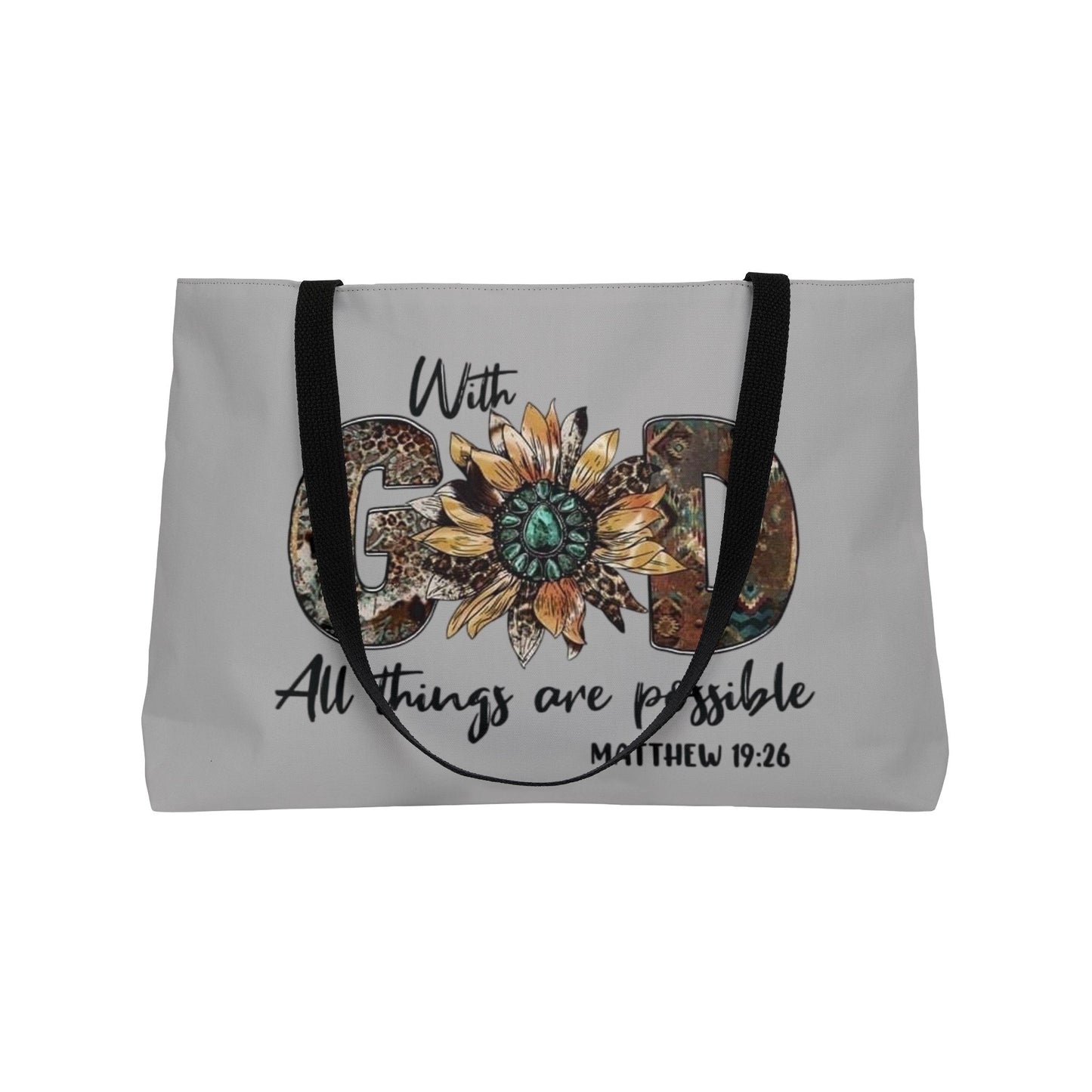 With God - Weekender Tote Bag
