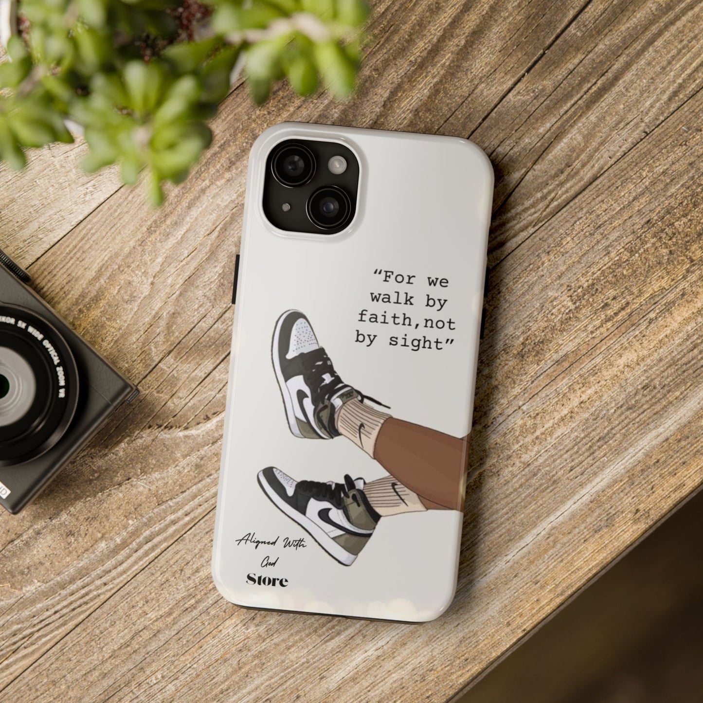 Walk by Faith - Universal Phone Case