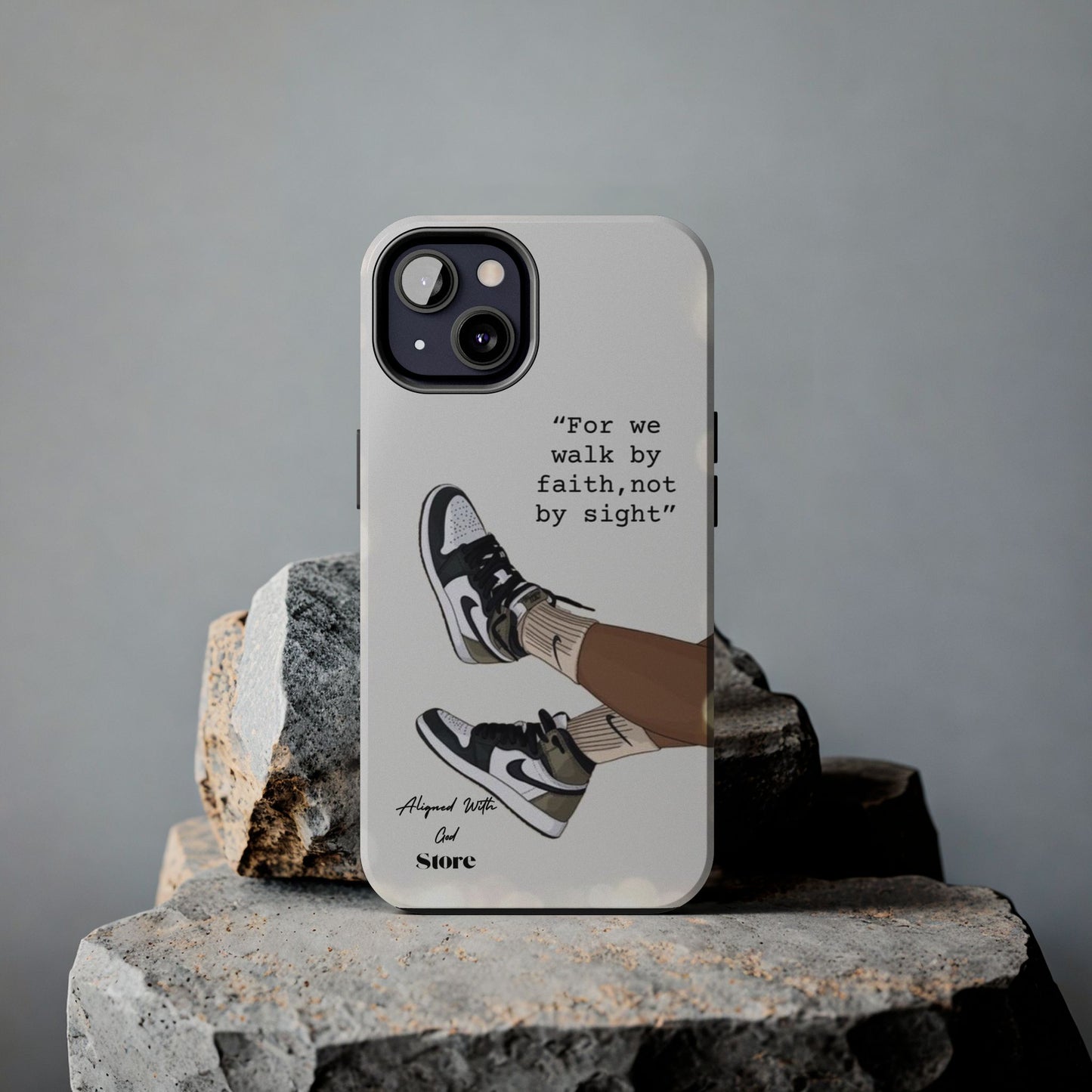 Walk by Faith - Universal Phone Case