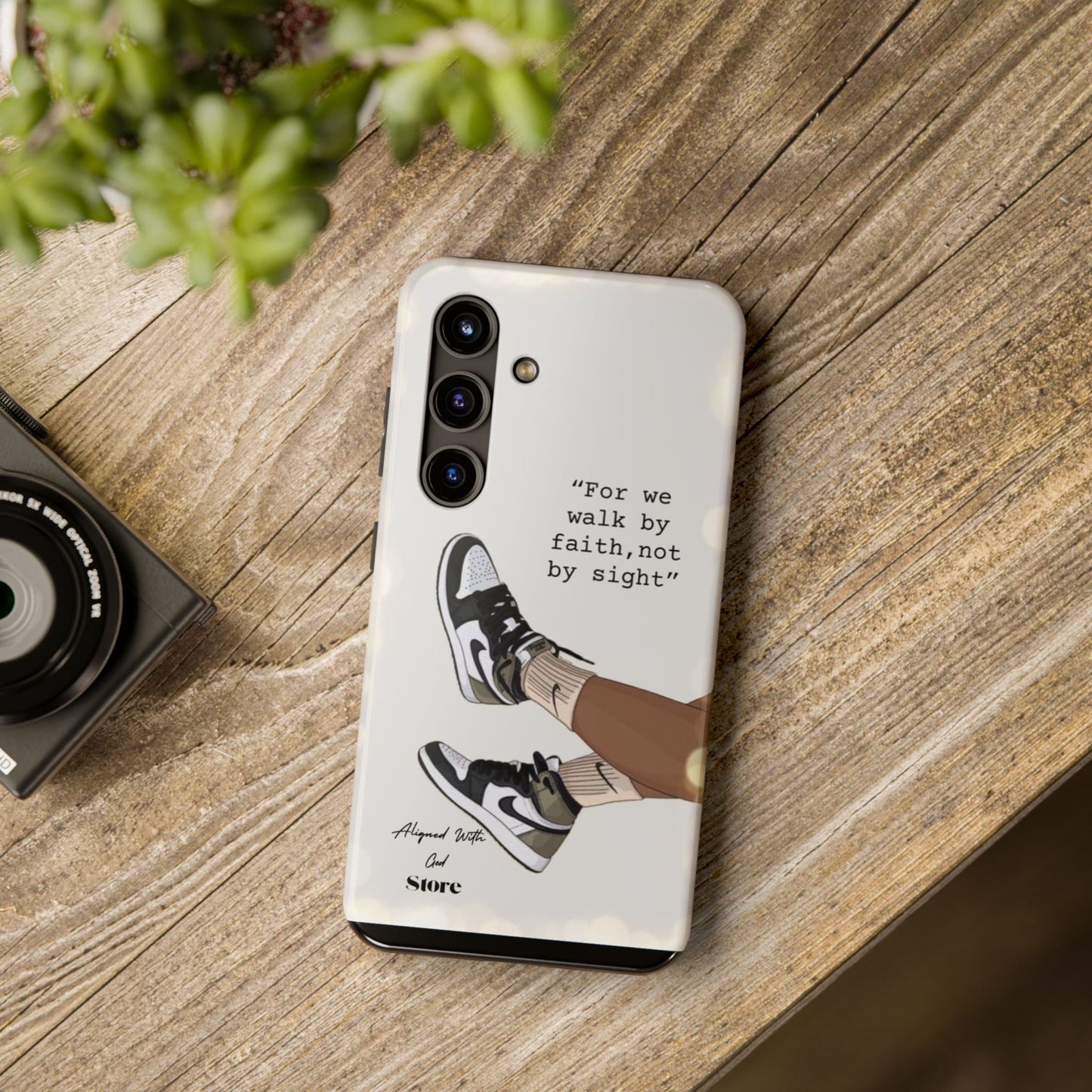 Walk by Faith - Universal Phone Case