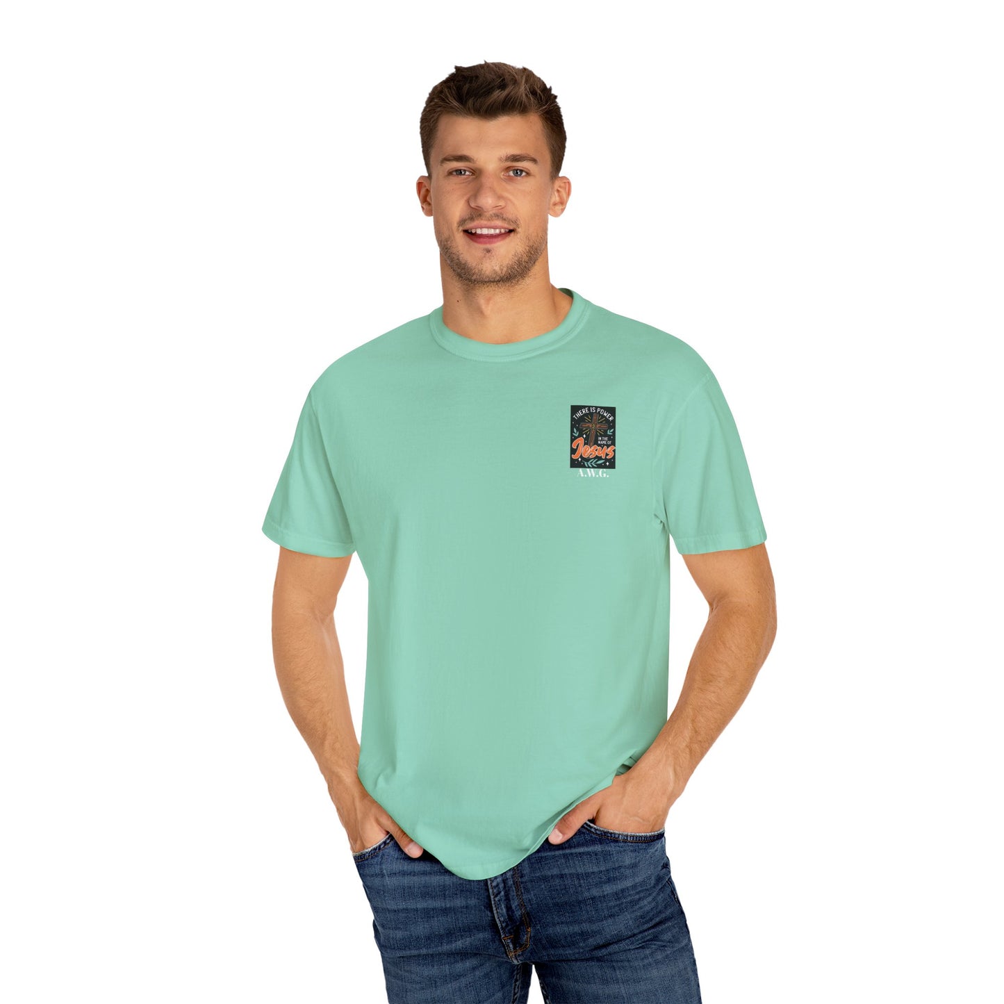 Power in the Name of Jesus - Men's Christian T-Shirt