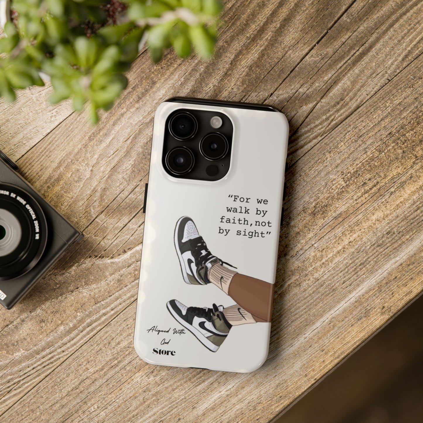 Walk by Faith - Universal Phone Case