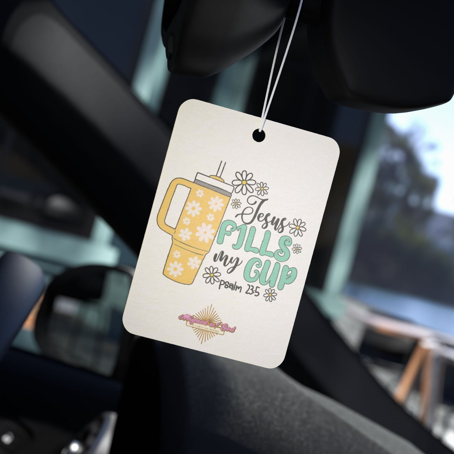Jesus fills my cup - Car Air Freshener 4pack