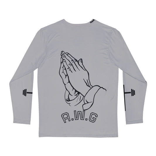 I Can do All things Through Christ - Long Sleeve - Light Grey/Black