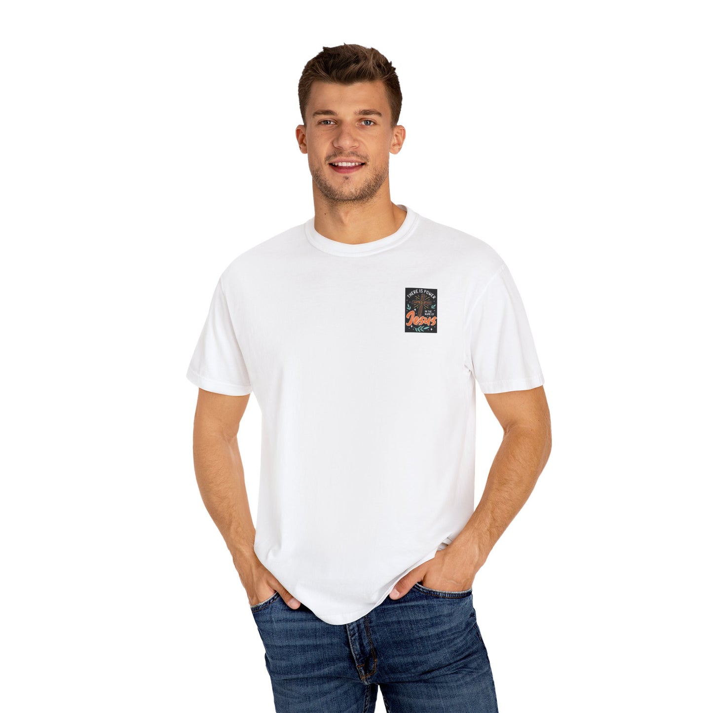 Power in the Name of Jesus - Men's Christian T-Shirt