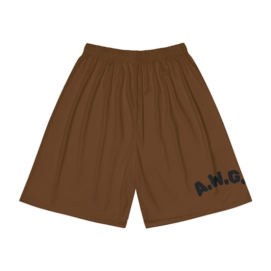 Gym Shorts - Brown/Black
