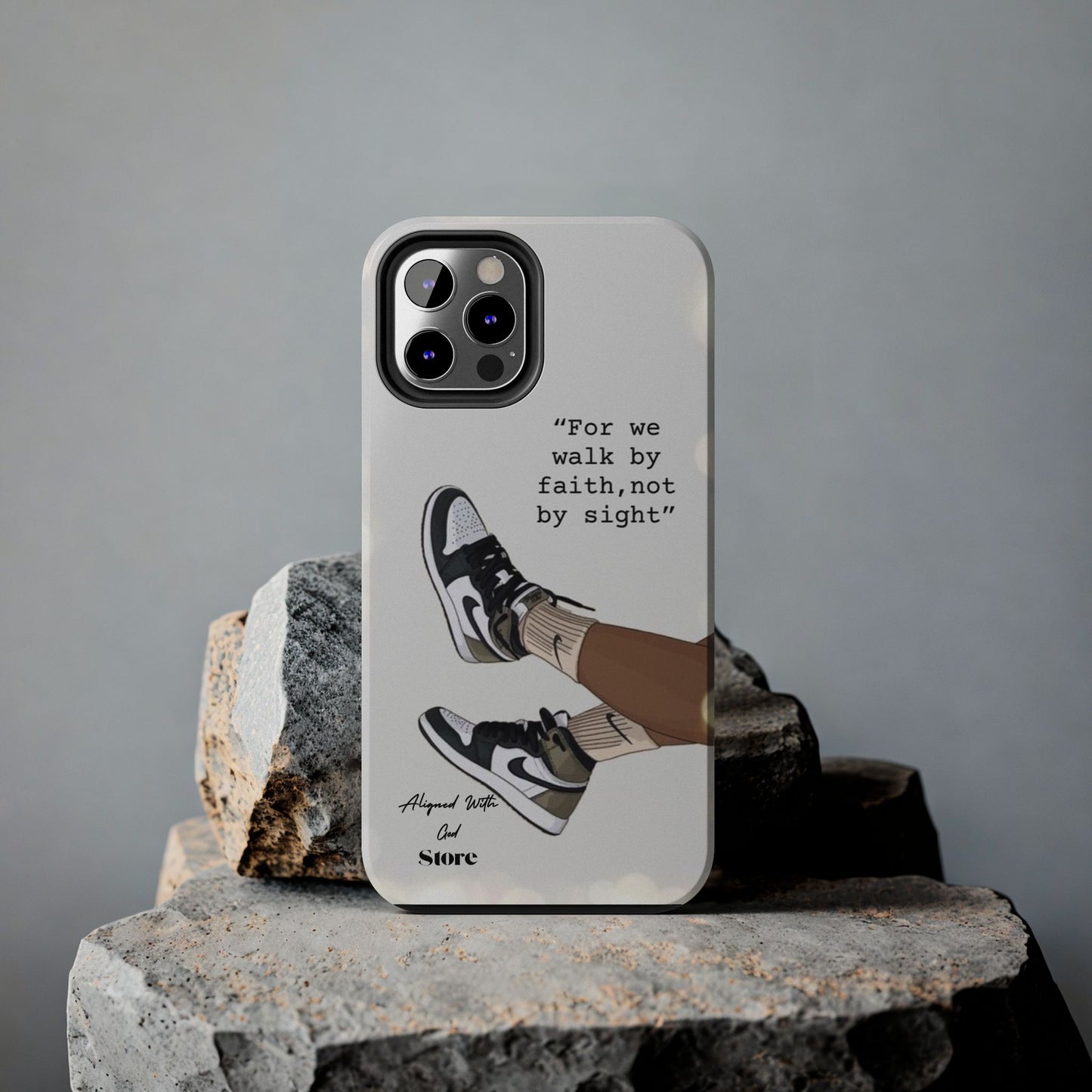 Walk by Faith - Universal Phone Case