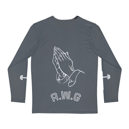 I Can do All things Through Christ - Unisex Long Sleeve - Dark Grey/White