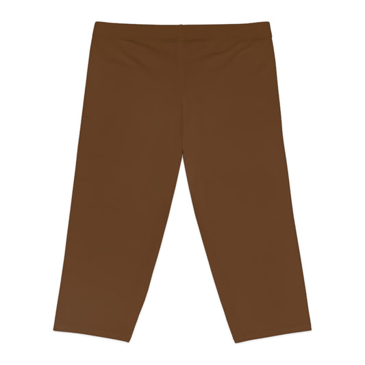 Capri Leggings - Brown