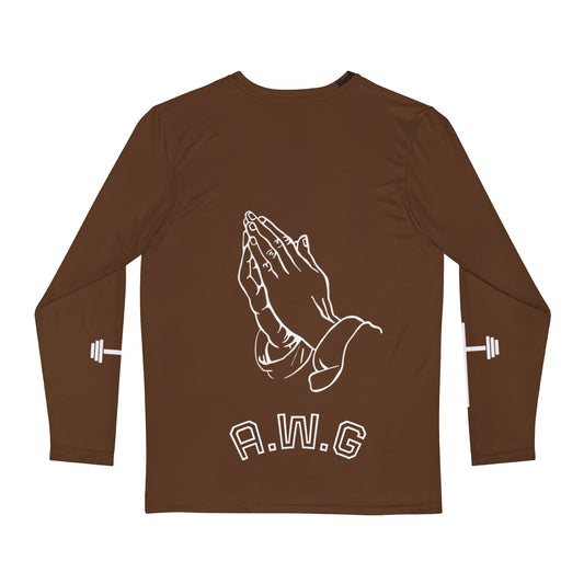 I Can do All things Through Christ - Unisex Long Sleeve - Brown/White