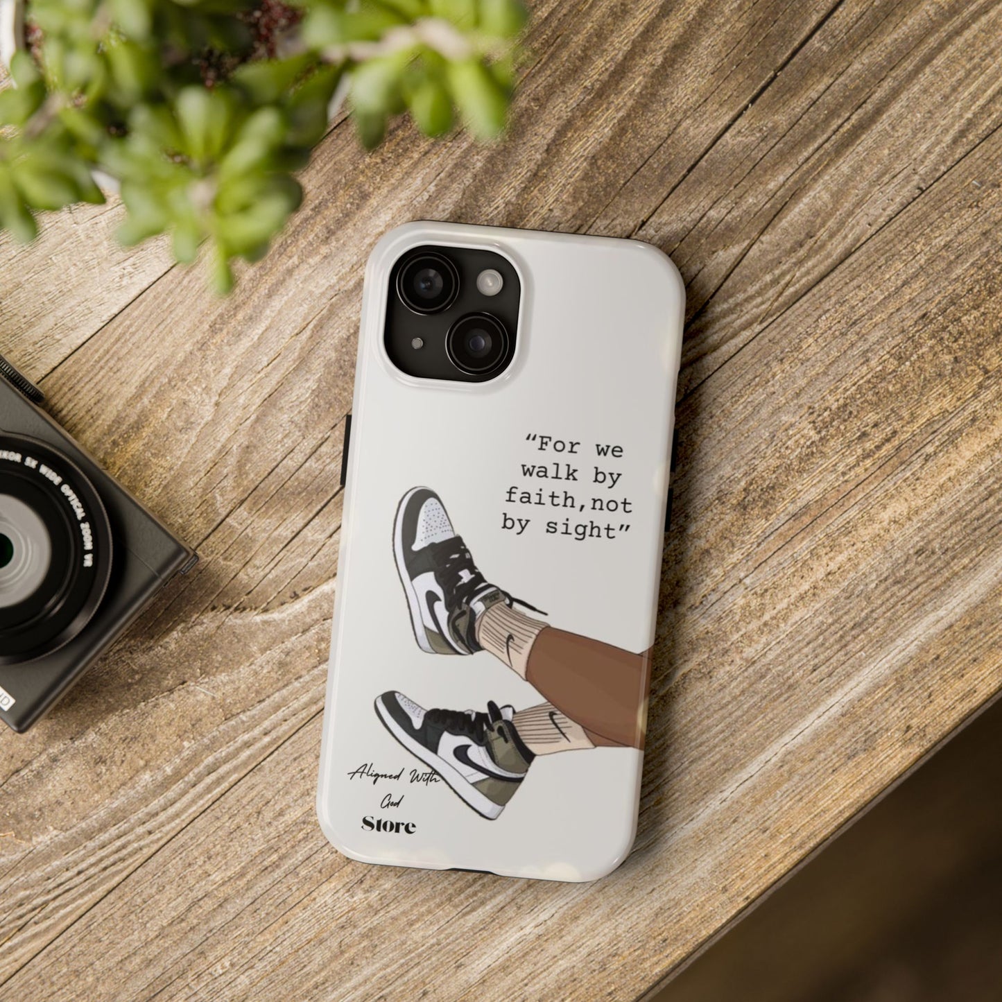 Walk by Faith - Universal Phone Case