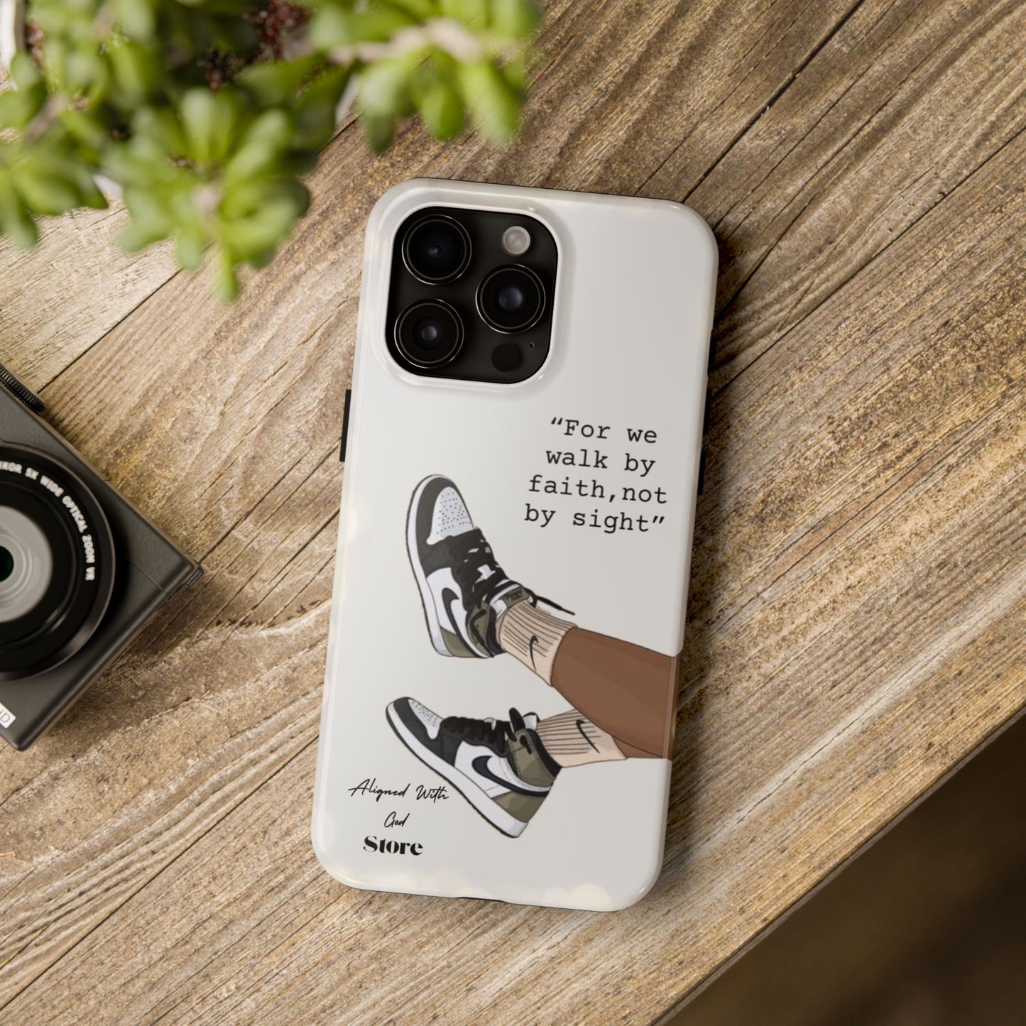 Walk by Faith - Universal Phone Case