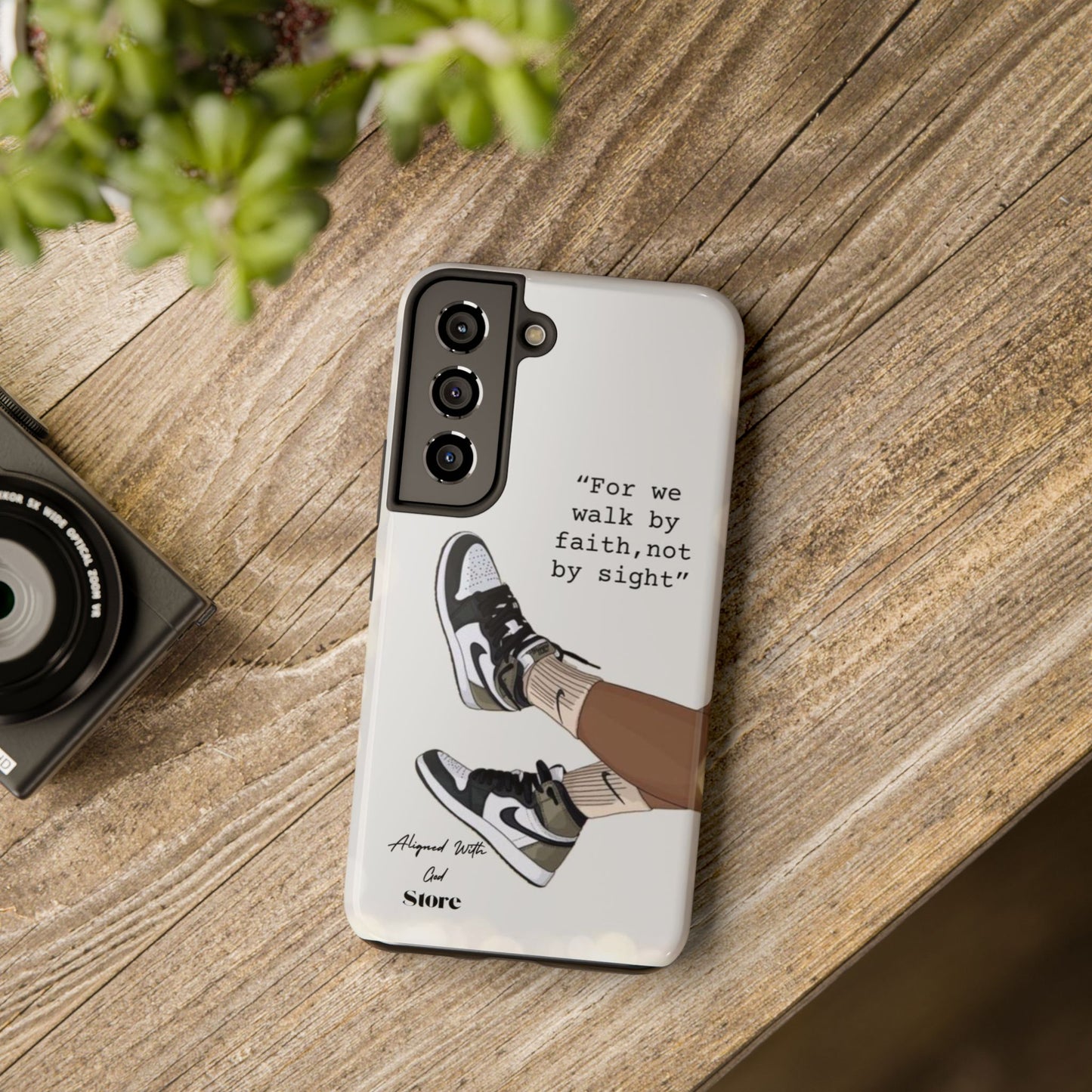 Walk by Faith - Universal Phone Case