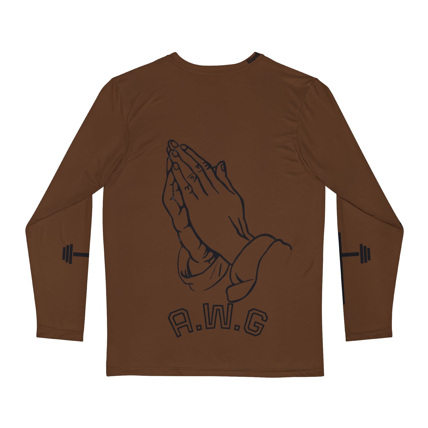 I Can do All things Through Christ - Long Sleeve - Brown/Black