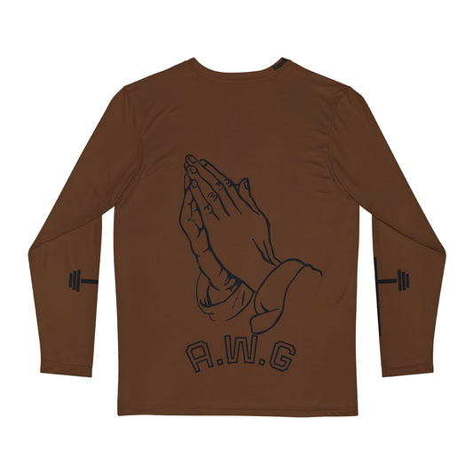 I Can do All things Through Christ - Long Sleeve - Brown/Black
