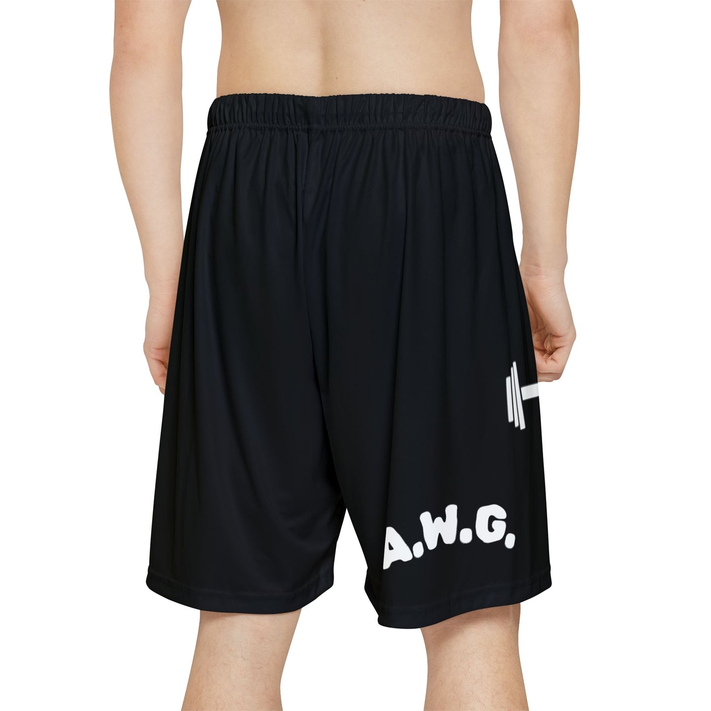 Gym Shorts - Black/White