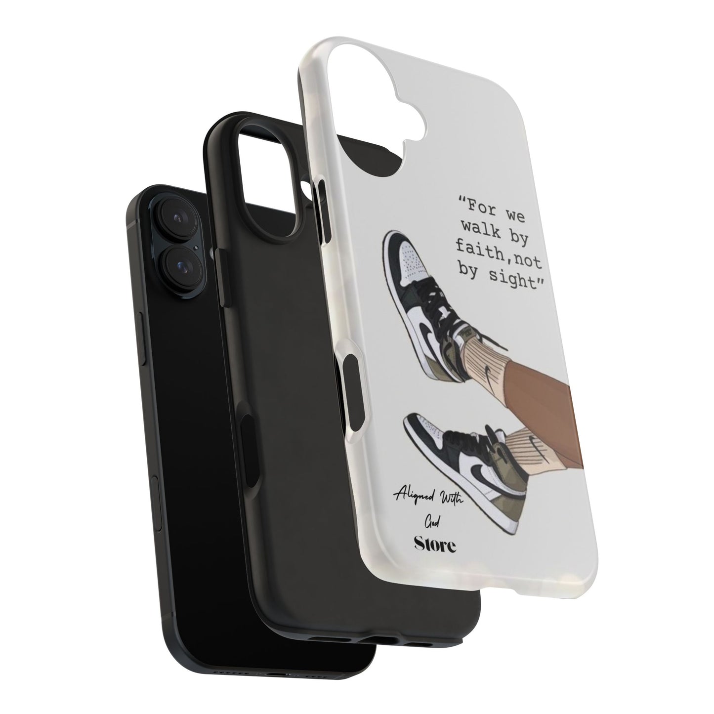 Walk by Faith - Universal Phone Case