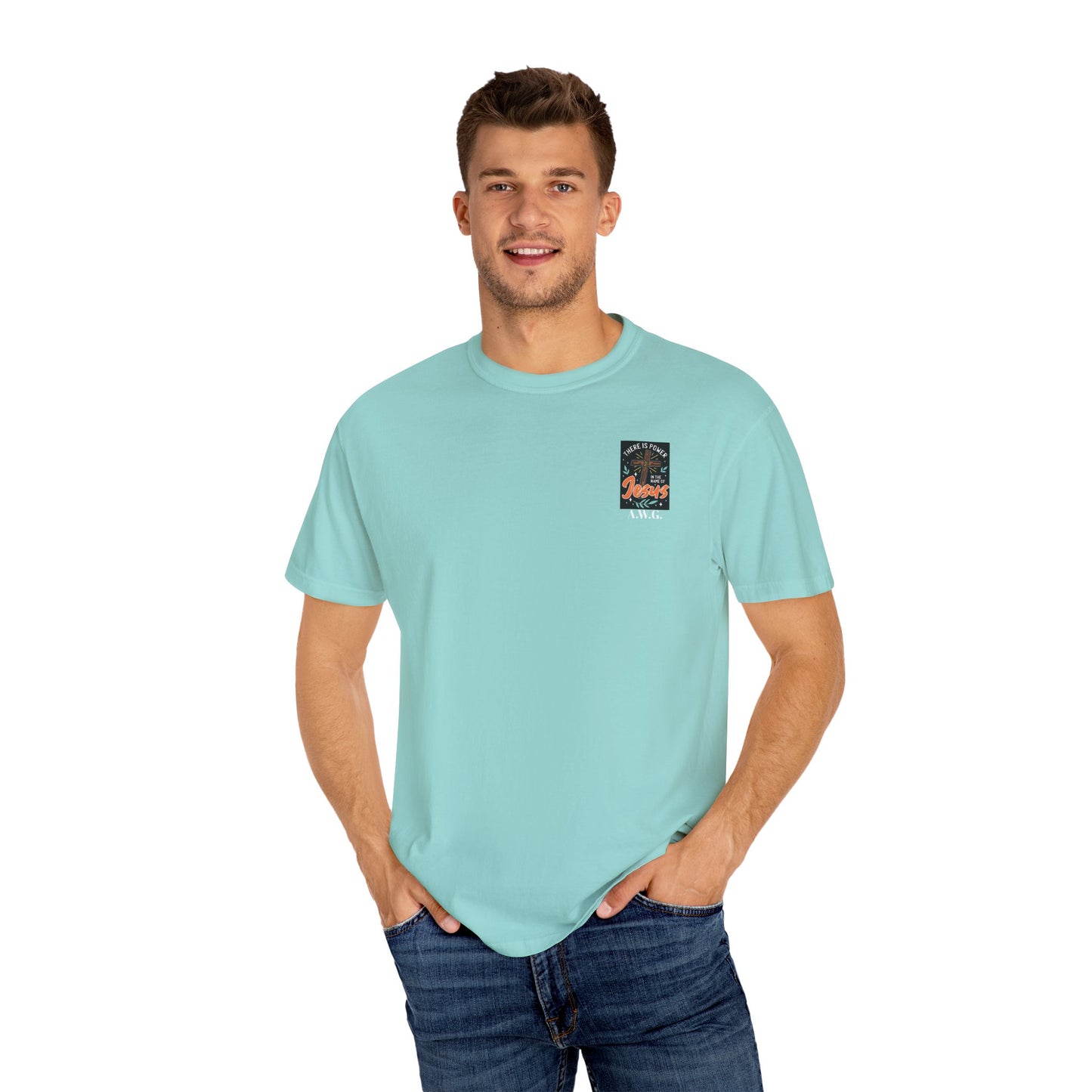 Power in the Name of Jesus - Men's Christian T-Shirt