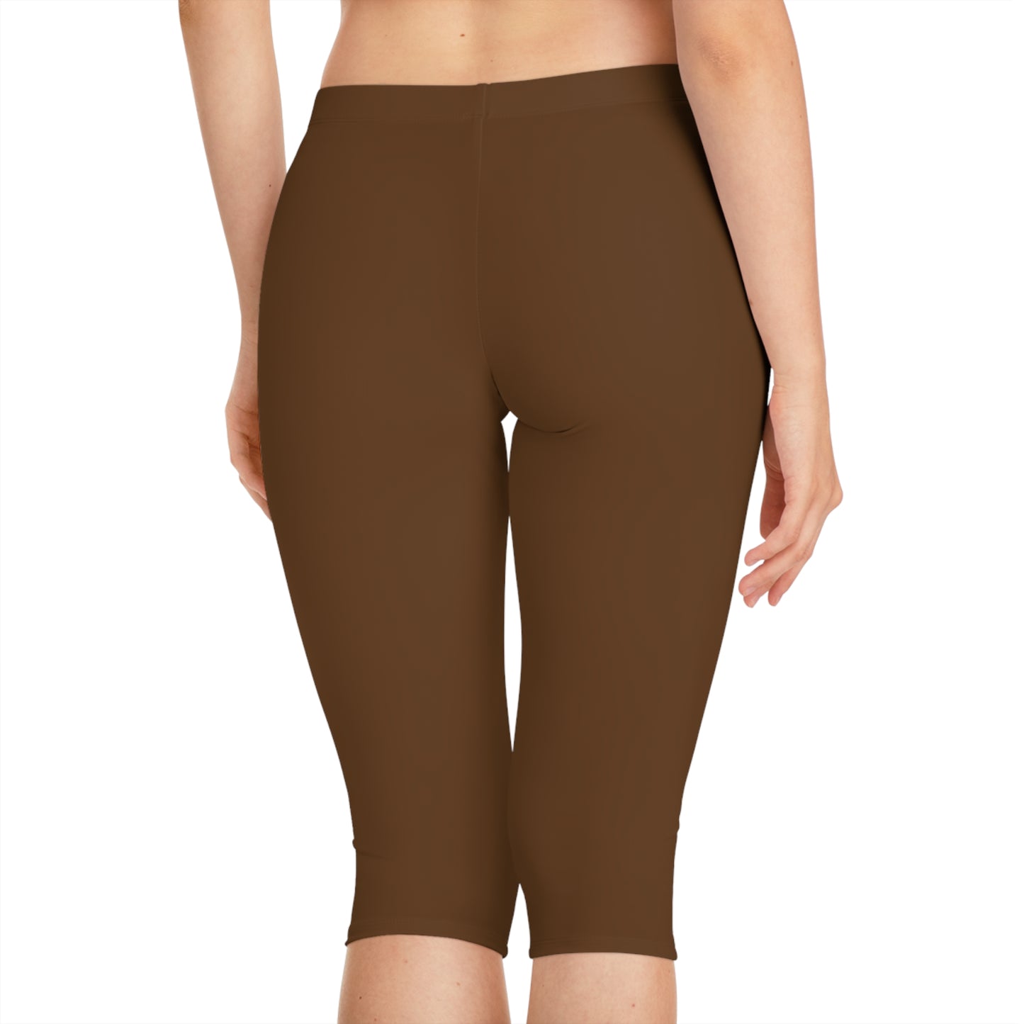 Capri Leggings - Brown