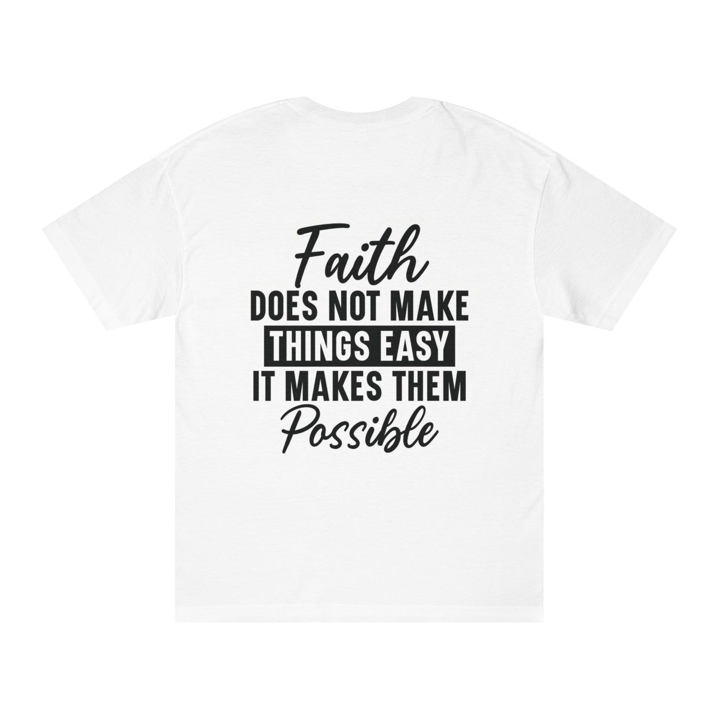 Faith Luke 1:37 Classic Tee - Style #2