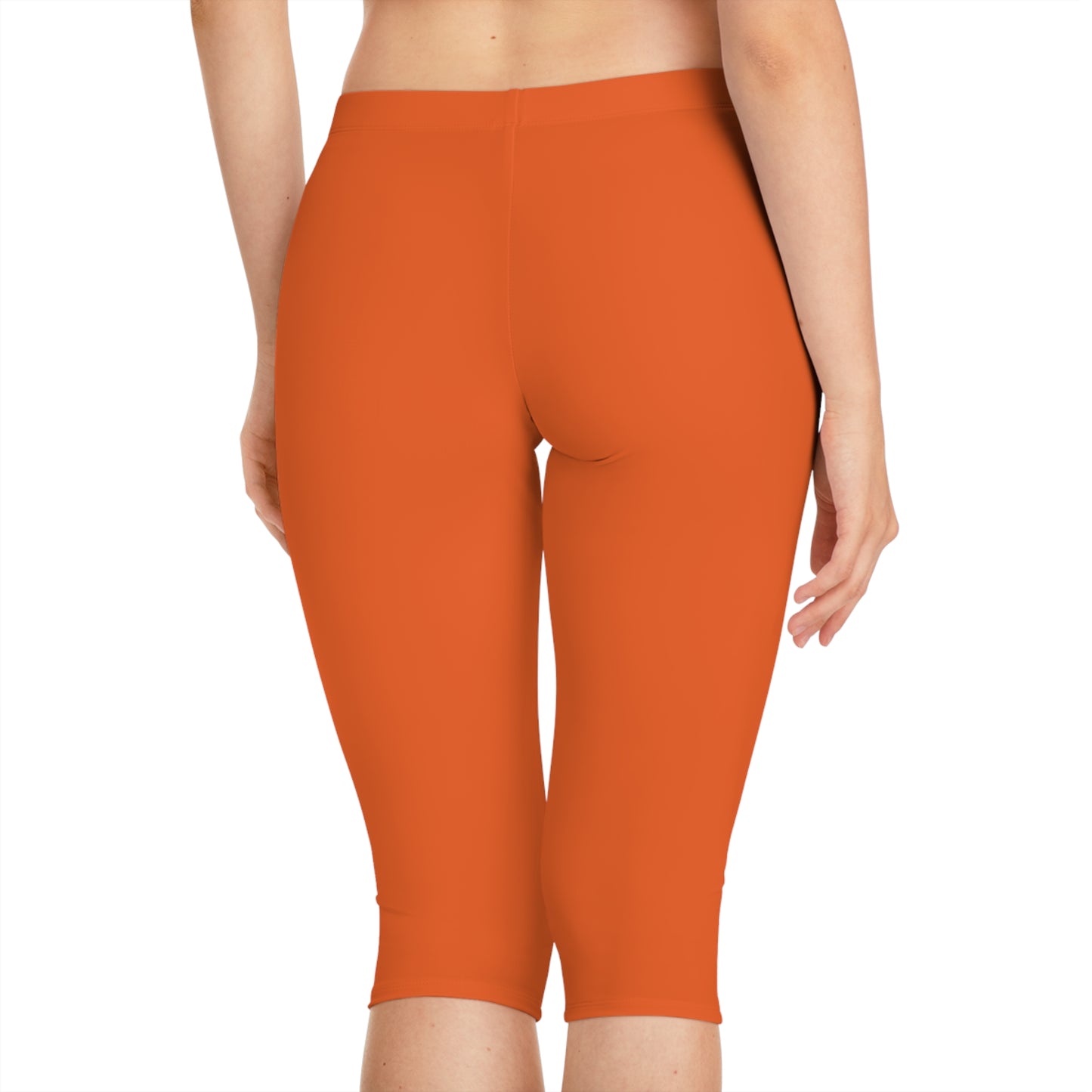 Capri Leggings - Orange