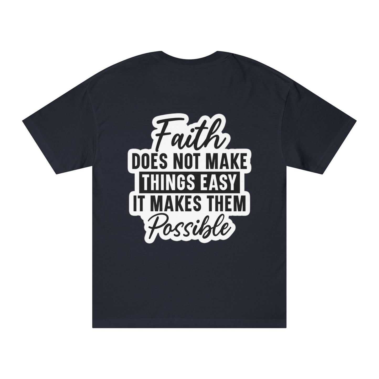 Faith Luke 1:37 Classic Tee - Style #2