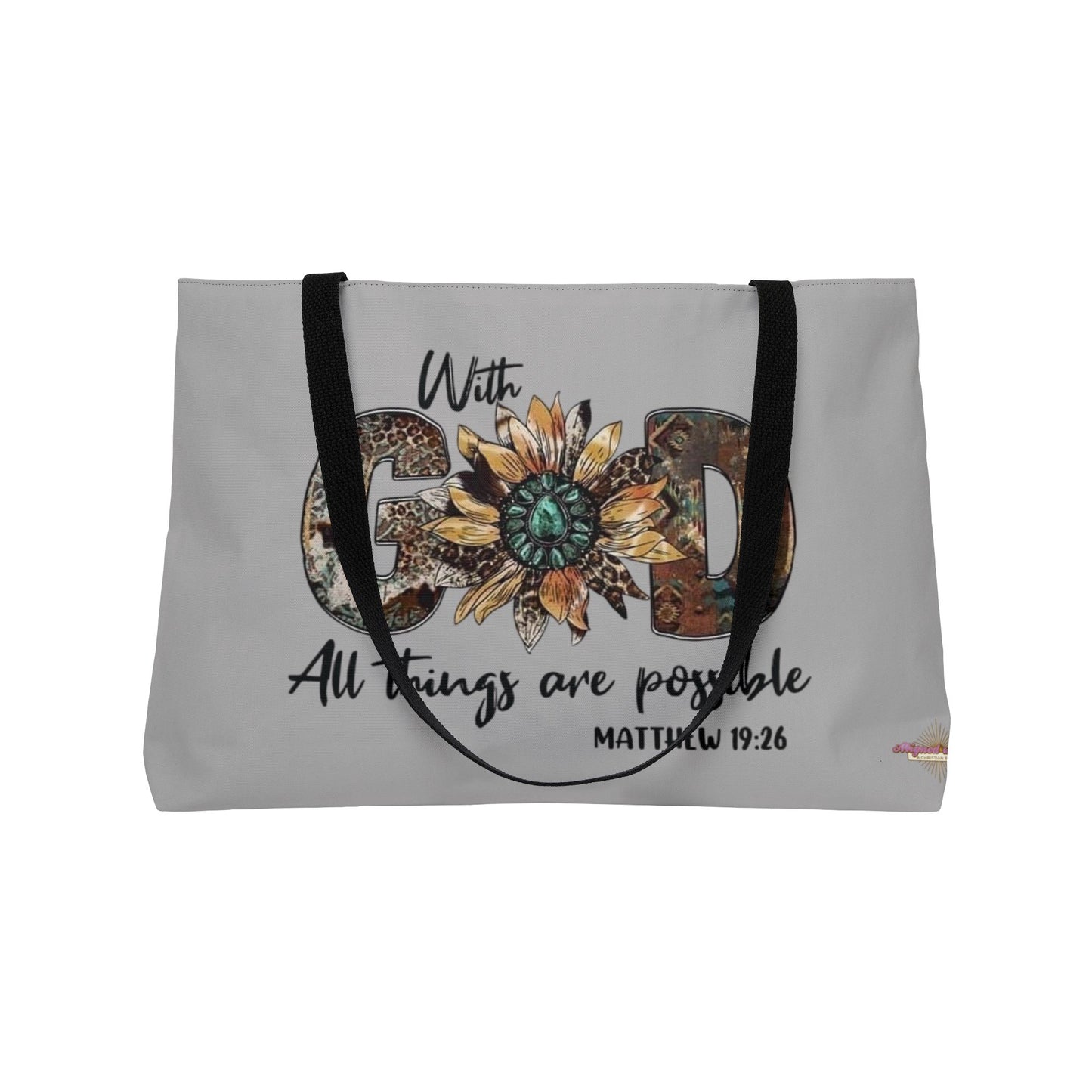 With God - Weekender Tote Bag