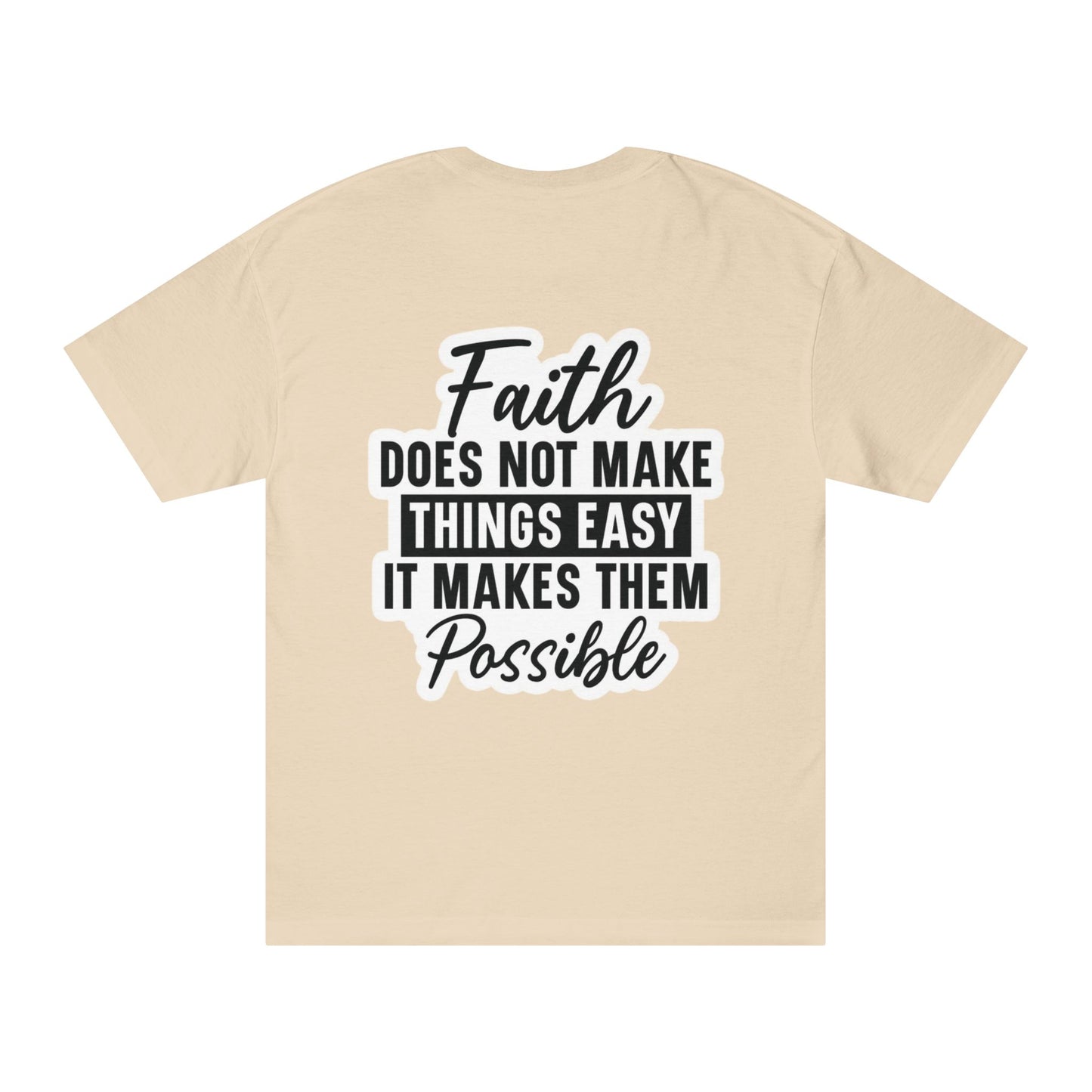 Faith Luke 1:37 Classic Tee - Style #2