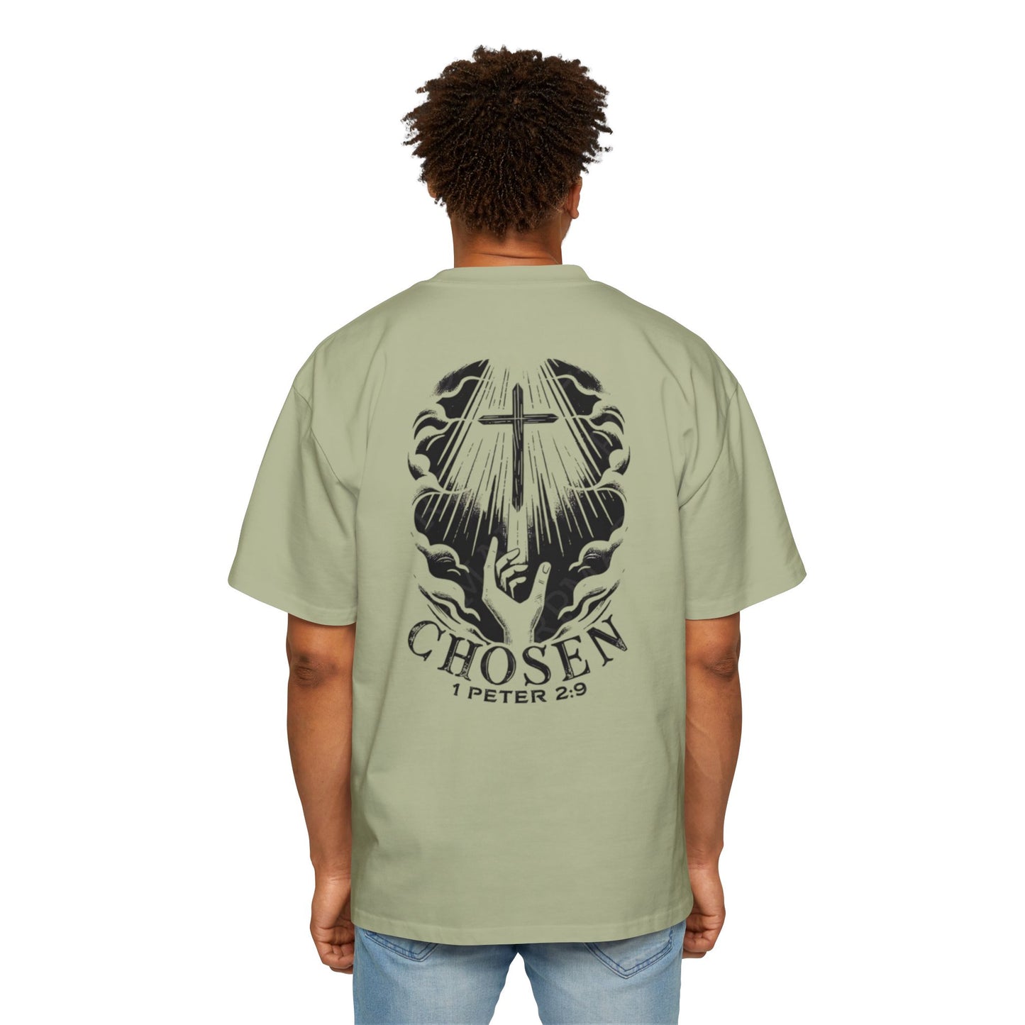 Chosen 1 Peter 2:9 - Oversized Tee