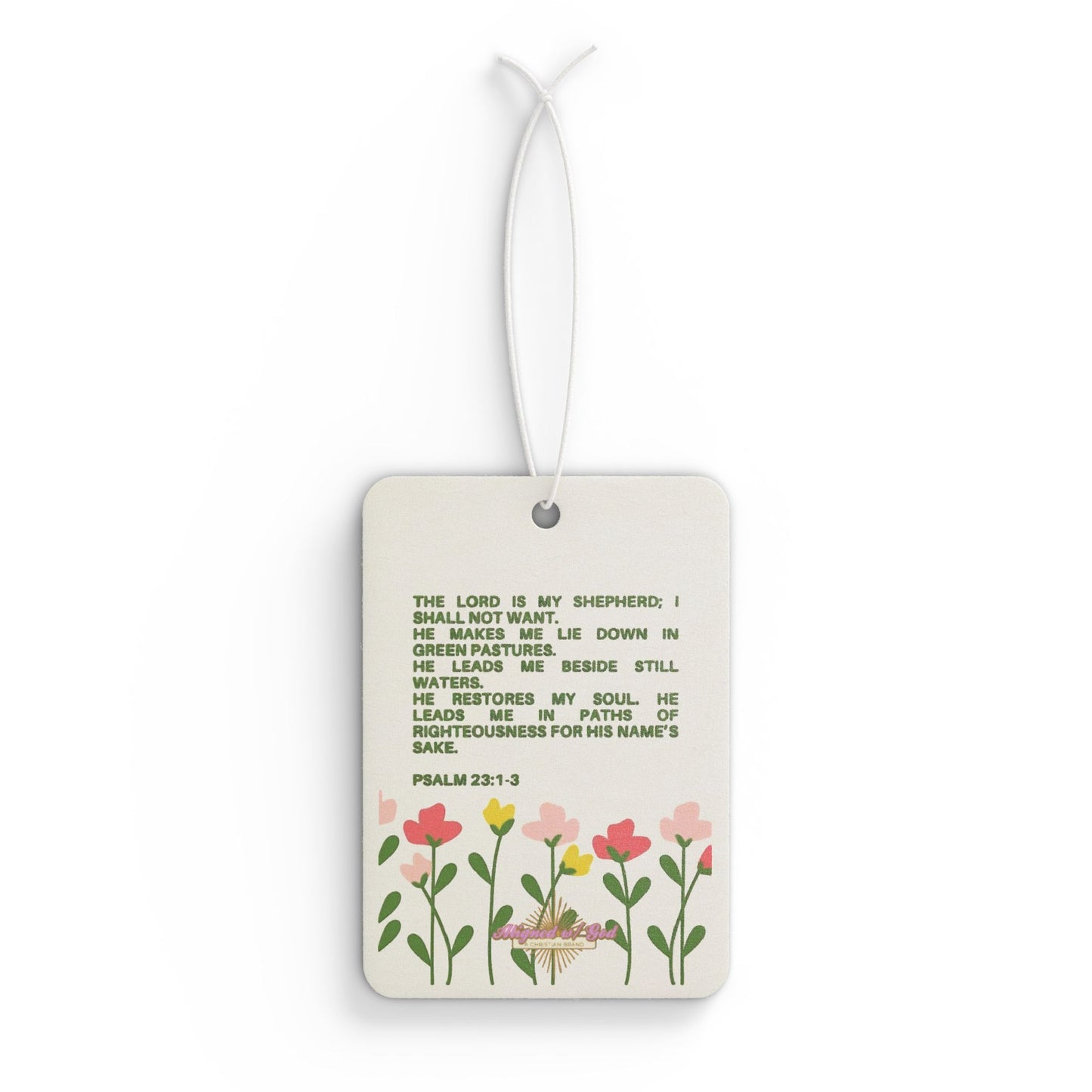Psalm 23:1-3 - Car Air Freshener 4pack