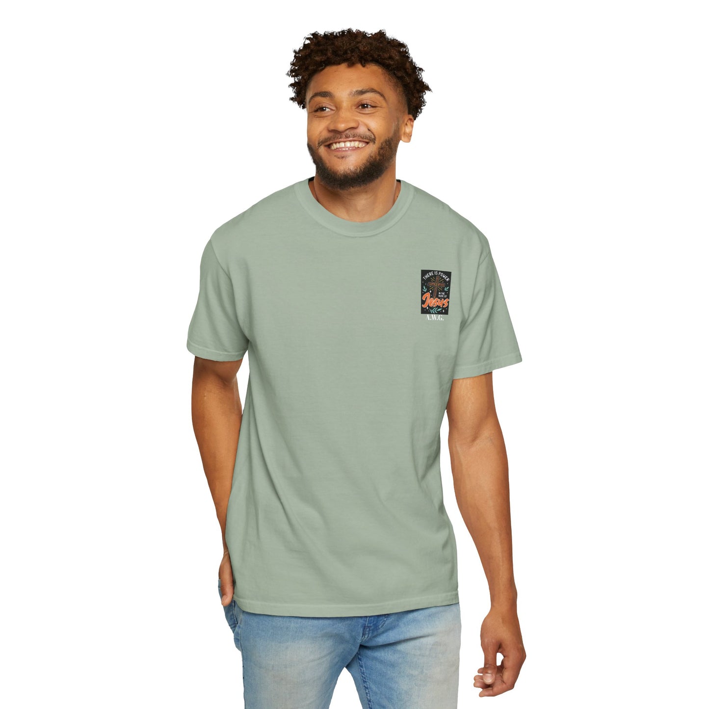 Power in the Name of Jesus - Men's Christian T-Shirt