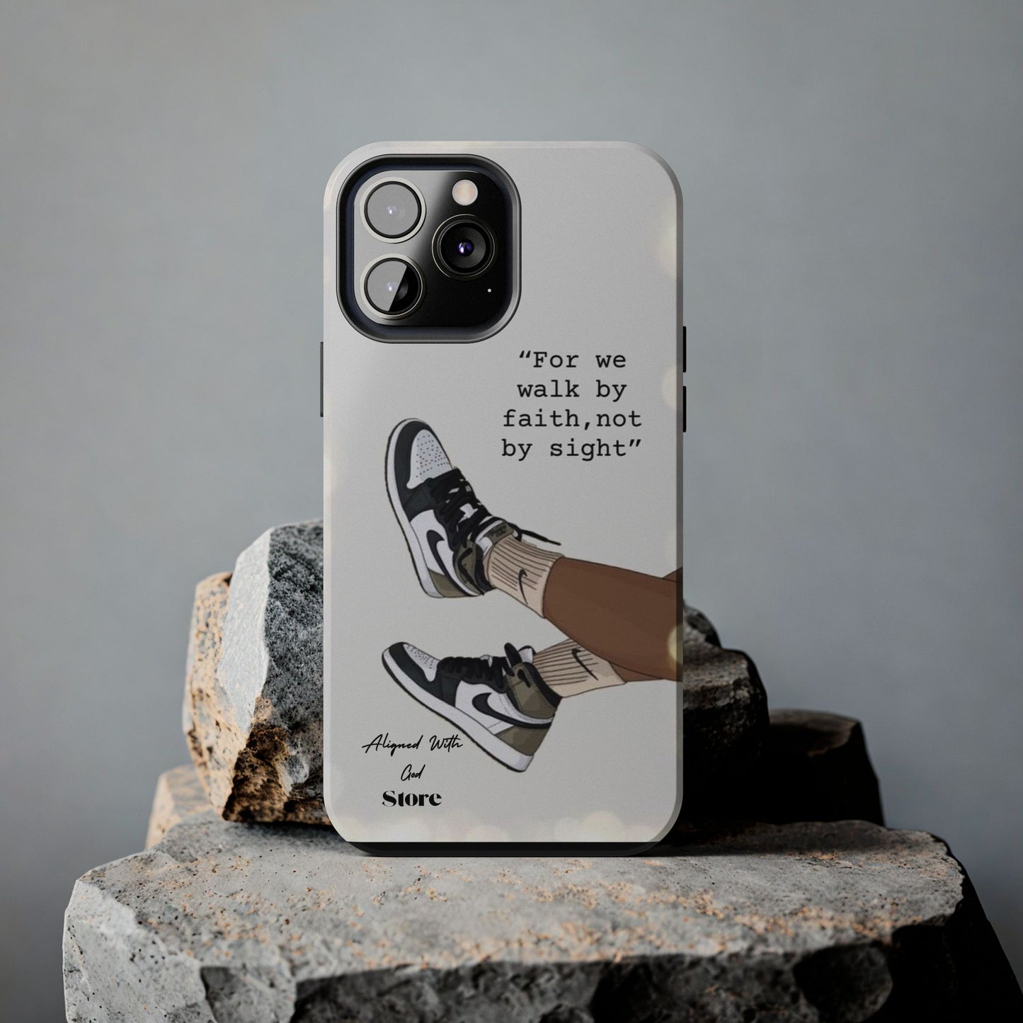 Walk by Faith - Universal Phone Case