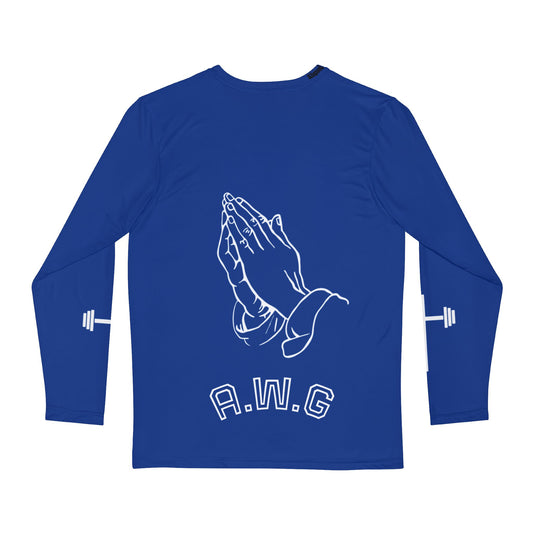 I Can do All things Through Christ - Unisex Long Sleeve - Blue/White