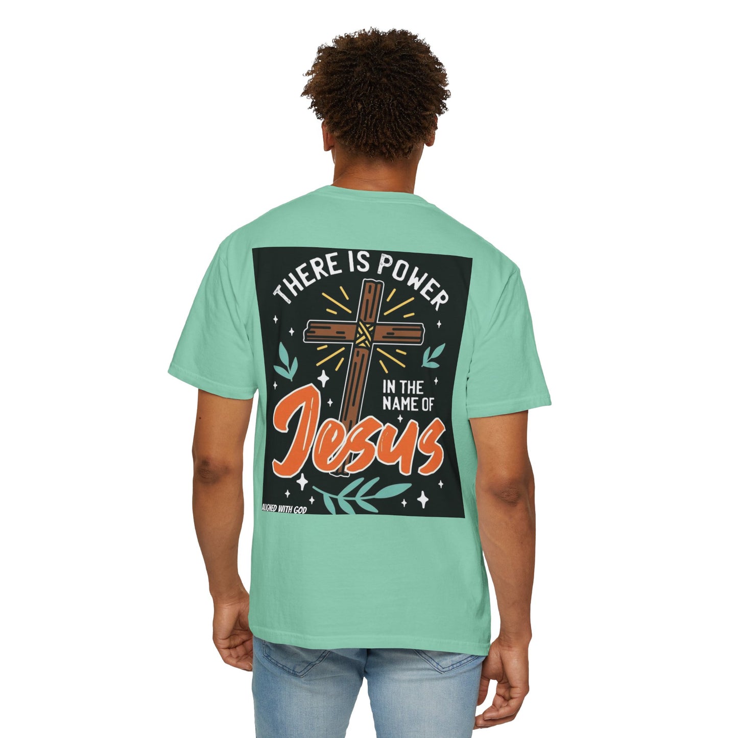 Power in the Name of Jesus - Men's Christian T-Shirt