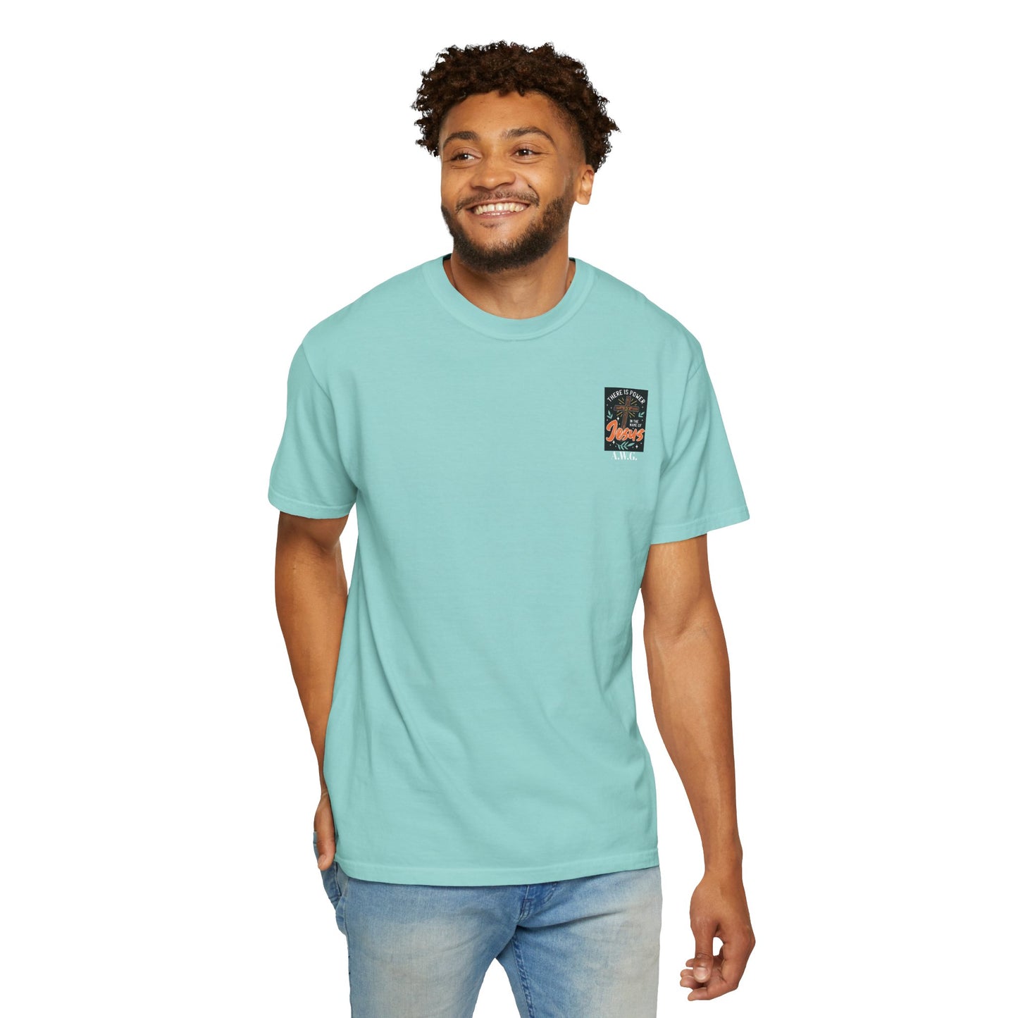 Power in the Name of Jesus - Men's Christian T-Shirt