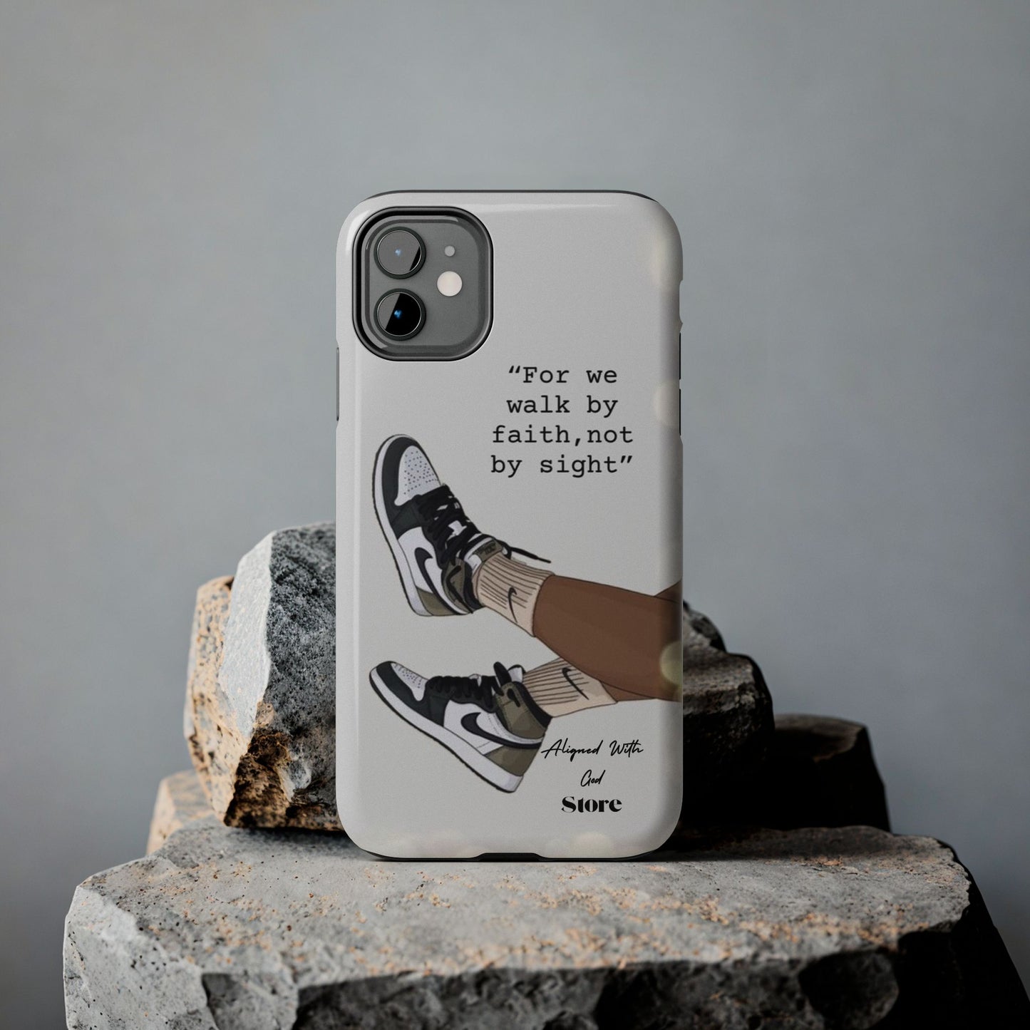 Walk by Faith - Universal Phone Case
