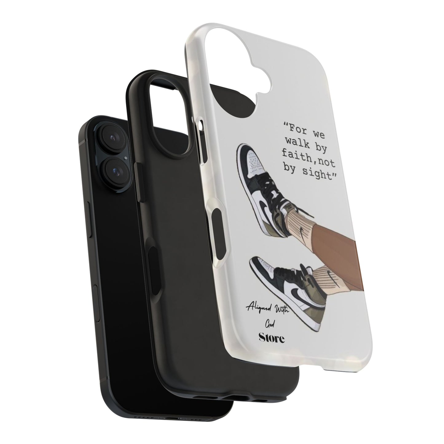Walk by Faith - Universal Phone Case
