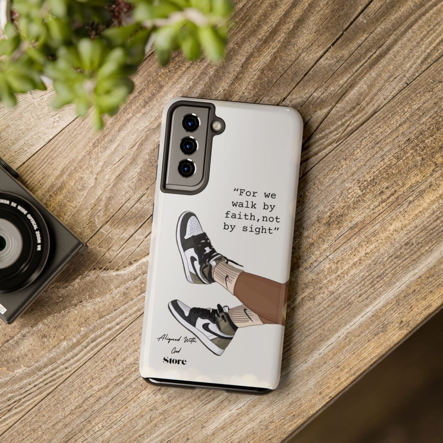 Walk by Faith - Universal Phone Case