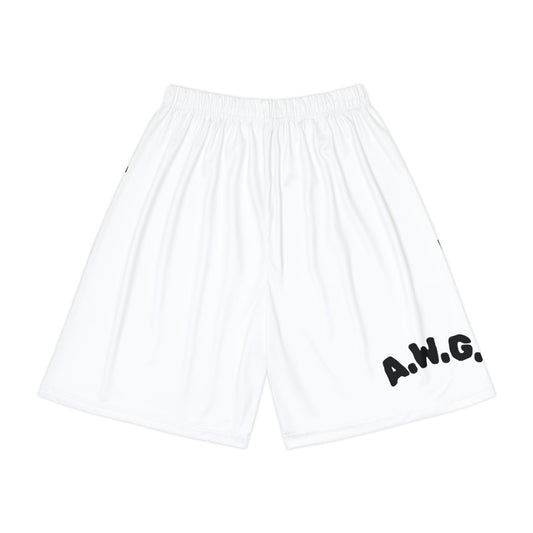 Gym Shorts - White/Black